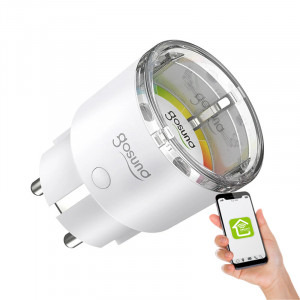 Gosund Priza smart EP2, Wi-Fi, Monitorizare energie, Control vocal, 2500 W, 10 A