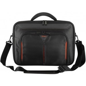 Targus Geanta notebook 18 inch Classic+ Clamshell Black/Red