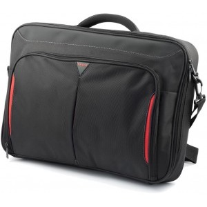 Targus Geanta notebook 18 inch Classic+ Clamshell Black/Red