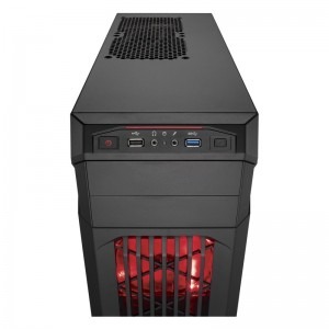 Gaming Red Beast v2, AMD FX-8370 4GHz Vishera, 16GB DDR3, 2TB HDD, RX 480 8GB GDDR5 , 3 ani garantie