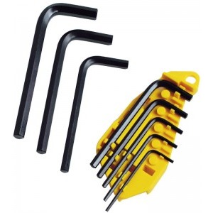 STANLEY Set de 8 chei imbus "L" metric+imperial 1/16"-1/4" 0-69-252