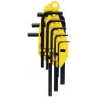 STANLEY Set de 8 chei imbus "L" metric+imperial 1/16"-1/4" 0-69-252