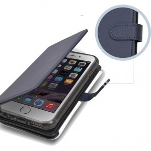 Ringke Husa de protectie tip portofe negru pentru iPhone 6 si 6S + folie protectie Ringke