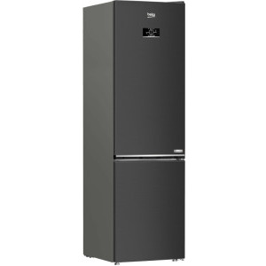 Beko B3RCNA404HXBR1, 355 L, Clasa E, No Frost, HarvestFresh, AeroFlow, 203 cm, Dark Inox