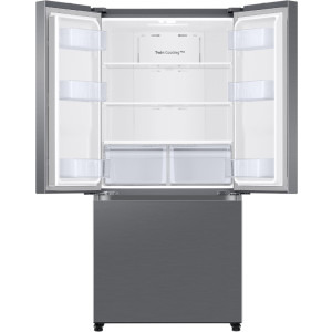 Samsung RF50C510ES9/EO, 496 L, Clasa E, Full No Frost, Twin Cooling Plus, Digital Inverter, Touch control, Dozator gheata, Control electronic, 177 cm, Inox