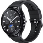 SmartWatch Xiaomi Watch 2 Pro, Bluetooth Black Case, Black Fluororubber Strap