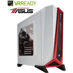 Gaming Black Aquila v4 Powered by ASUS, Intel i7-7700 3.6GHz Kaby Lake, 16GB DDR4, 1TB HDD + 240GB SSD, GTX 1070 STRIX GAMING 8GB GDDR5 , Iluminare RGB