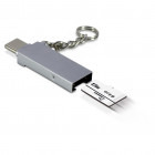 Cititor carduri Inter-Tech USB-C, OTG, Silver