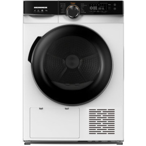 Uscator de rufe Heinner HHPD-M8K3A++, Pompa de caldura, 8 kg, Clasa D, Iluminare interioara, Alb