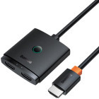 Adaptor Baseus B01331105111-01 Splitter 2x HDMI Female, Negru