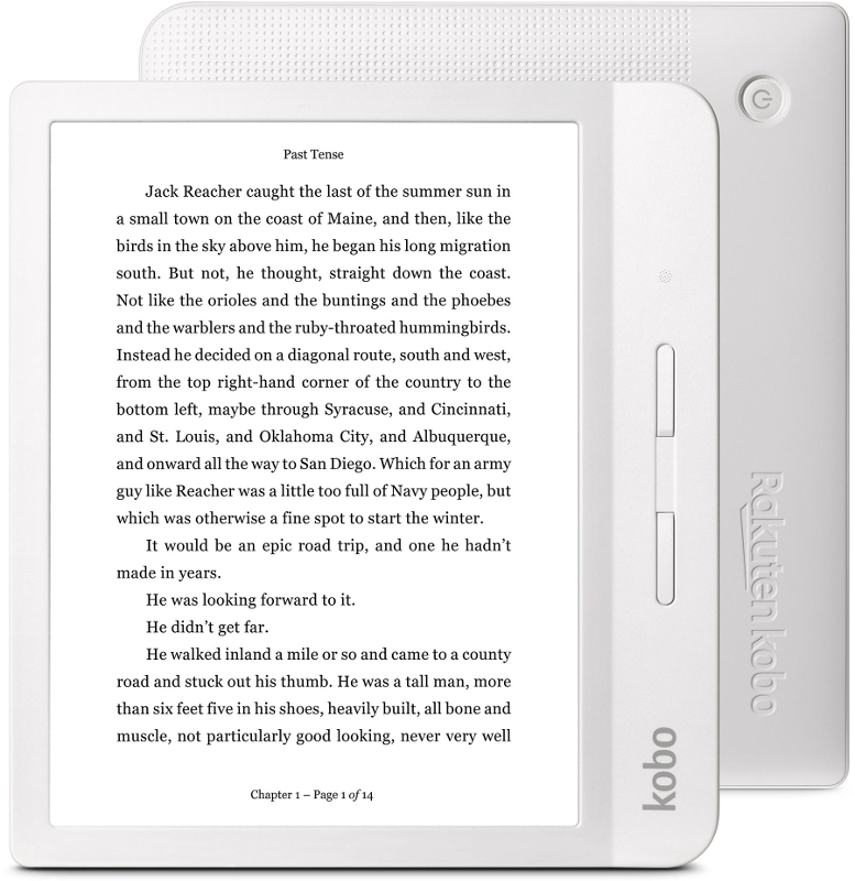 E-book Reader Kobo Libra H2O, 7 inch, 8GB, Wi-Fi, White