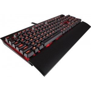 Corsair K70 LUX - Red LED - Cherry MX Brown US Mecanica