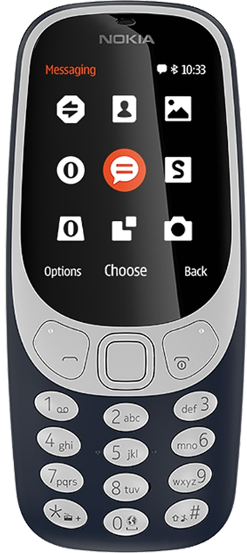 Telefon mobil Nokia 3310 Dual SIM Dark Blue (2017)