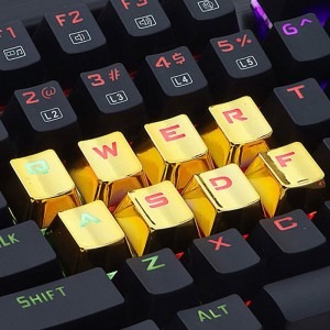 Redragon Mechanical Gaming Keycaps Gold