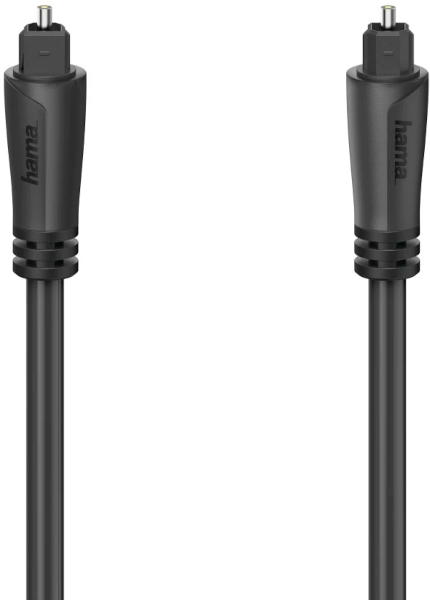 Cablu audio Hama Optic 1x Toslink Male - 1x Toslink Male, 1.5 m, Negru
