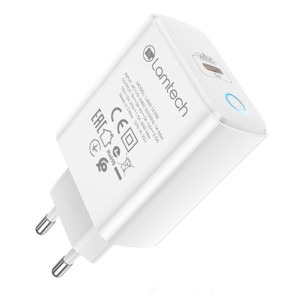 Lamtech LAM112709, 1x USB-C, Power Delivery 30W, White
