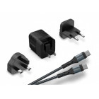 Incarcator retea Energizer A20MUC, 1x USB-C, 20W, cablu USB-C (adaptor US, UK, EU)