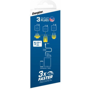Energizer A20MUSL, 1x USB-C, 20W, (US, UK, EU)