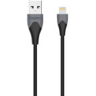 Cablu de date / adaptor Energizer Bicolor, USB Male la Lightning Male, 1.2 m, Black