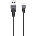 Cablu de date / adaptor Energizer Bicolor, USB Male la USB-C Male, 1.2 m, Black