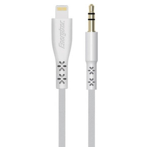 Energizer C41ROJALIHT, Lightning Male la Jack 3.5 mm Male, 1.5 m, White
