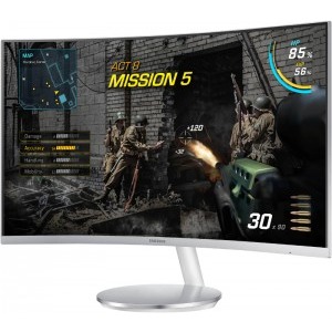Samsung Gaming LC27F591FD Curbat 27 inch 4ms Silver FreeSync 60Hz
