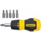 STANLEY Surubelnita magnetica cu clichet si 6 bituri 0-66-358