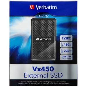 Verbatim Vx450 128GB USB 3.0 Black