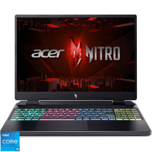 Acer Gaming 16'' Nitro 16 AN16-51, WUXGA IPS 165Hz, Procesor Intel® Core™ i5-13500H (18M Cache, up to 4.70 GHz), 16GB DDR5, 512GB SSD, GeForce RTX 4050 6GB, No OS, Black