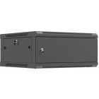 Lanberg WF01-6604-00B 4U, Wall mount, 600 x 600, Metal door, Negru