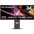 Monitor LED LG Gaming UltraGear 34G600A-B Curbat 34 inch UWQHD VA 1 ms 160 Hz HDR FreeSync Premium