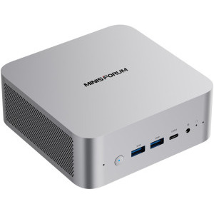 Mini PC Minis Forum M1 Pro, Procesor Intel® Core™ Ultra 5 125H 1.2GHz Meteor Lake, no RAM, no Storage, Arc Graphics, no OS