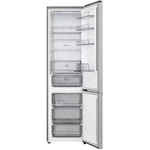 LG GBBS322CPY, 375 L, Clasa C, No Frost, Smart Inverter, AI Fresh, LinearCooling, DoorCooling+, FreshBalancer, FreshConverter, ThinQ, Control electronic, 203 cm, Argintiu