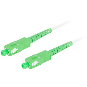 Cablu retea Lanberg Fiber Optic Patchcord SM SC/APC-SC/APC Simplex 2.5 m LSZH White