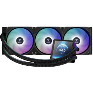 Gamdias Aura GL360 LCD ARGB Black
