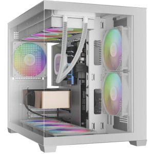 Carcasa Gamdias Aura GC10M V2 ARGB White