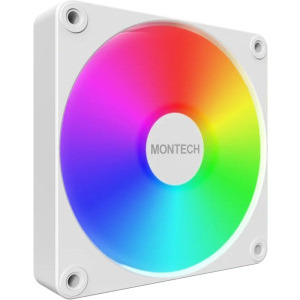Montech GF120R V2 ARGB Reverse Blade 120mm Three Fan Pack White