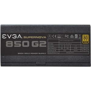 EVGA SuperNova G2, 80+ Gold, 850W