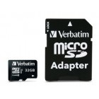 Card memorie Verbatim Micro SDHC 32GB Clasa 10 + Adaptor SD