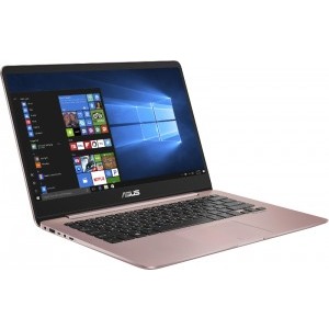 ASUS 14'' ZenBook UX430UA, FHD, Procesor Intel® Core™ i7-8550U  (8M Cache, up to 4.00 GHz), 8GB, 256GB SSD, GMA UHD 620, Win 10 Pro, Rose Gold
