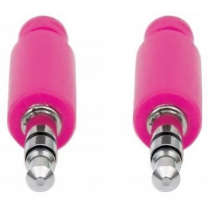 Manhattan Jack 3.5 mm Male - Jack 3.5 mm Male, 1.8m, mov - roz