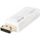 Adaptor Logilink 1x DisplayPort Male - 1x HDMI Female, alb