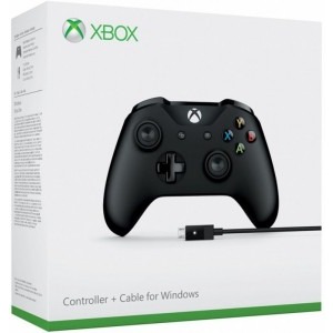Microsoft Xbox One Controller Black + Cablu USB