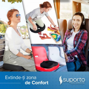 Suporto Set perna sezut compact si perna lombara