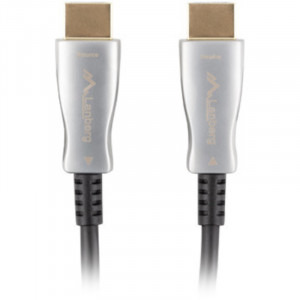 Lanberg HDMI Male - HDMI Male, v2.0, 30m, negru-argintiu