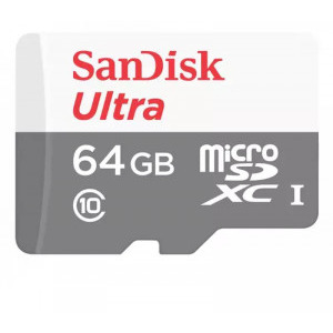 SanDisk Micro SDXC UHS-I Clasa 10 64GB + Adaptor