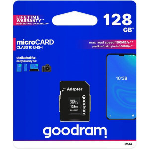 GOODRAM Micro SDXC UHS-I Clasa 10 128GB + Adaptor