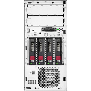 HP ProLiant ML30 Gen10 Plus, Procesor Intel® Xeon®  E-2314 2.8GHz Rocket Lake, 32GB UDIMM RAM, 2x 1TB 7.2K 6G SATA HDD, 4x Hot Plug LFF, Windows Server 2022