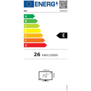 Nei 32NE4001 Seria NE4001 80cm negru HD Ready