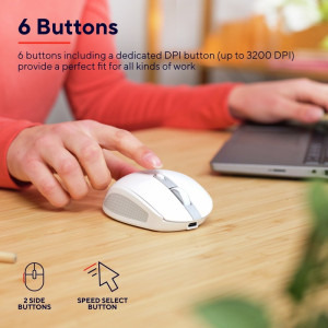Trust Ozaa Compact Multi-Device Wireless White